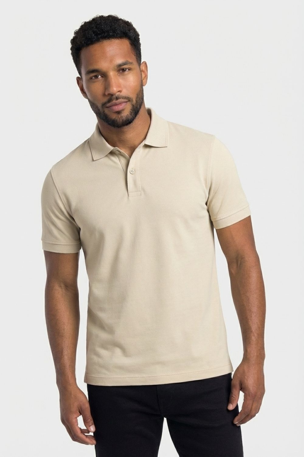 Cloud Beige Slim Polo