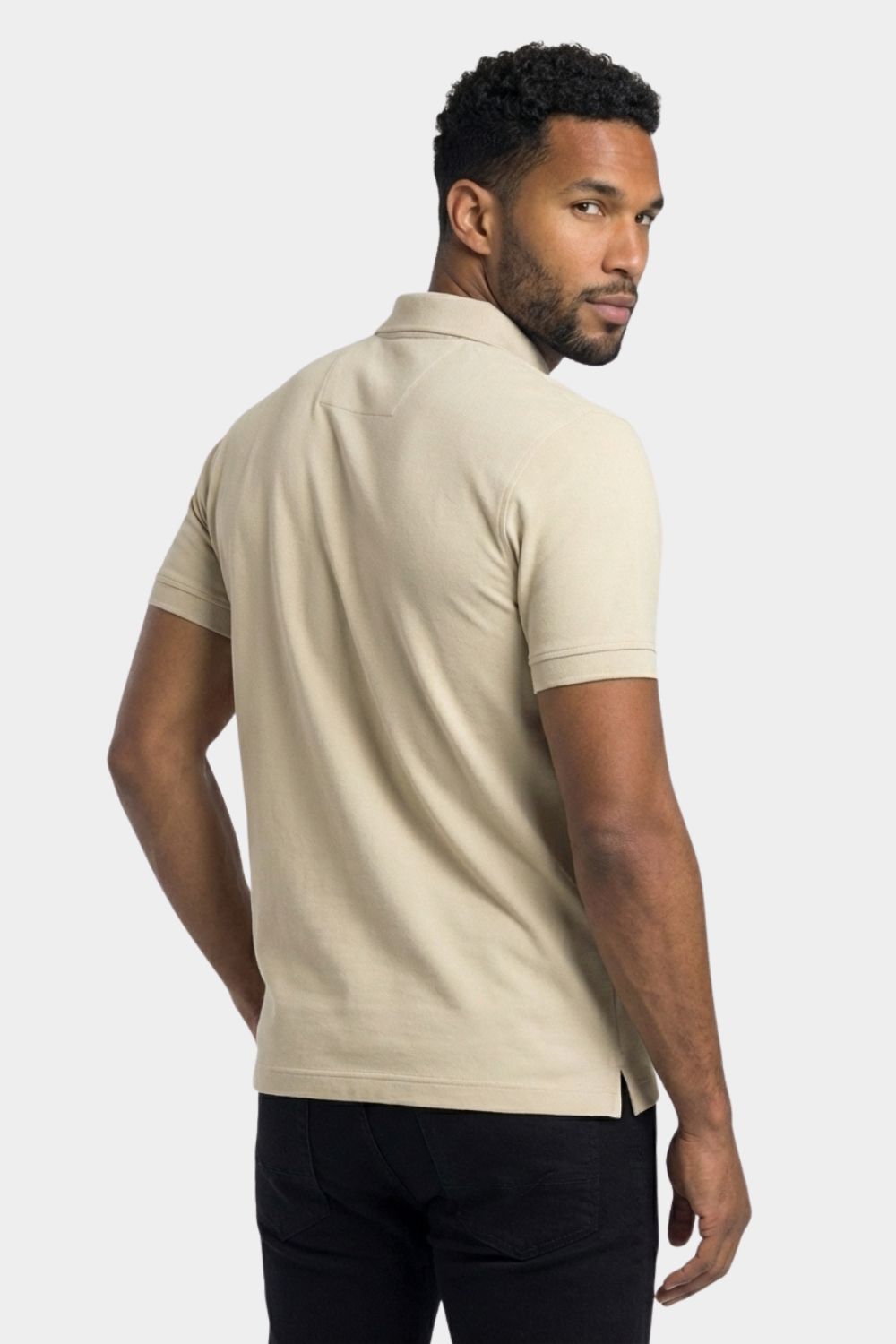 Cloud Beige Slim Polo